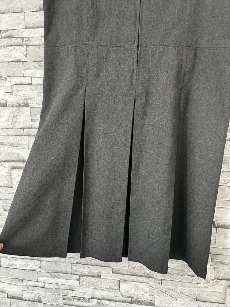 Elegancka sukienka na apel galowa szara M&S 10 11 lat