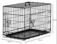 Klatka kennelowa/transporter dla psa 91x56x63
