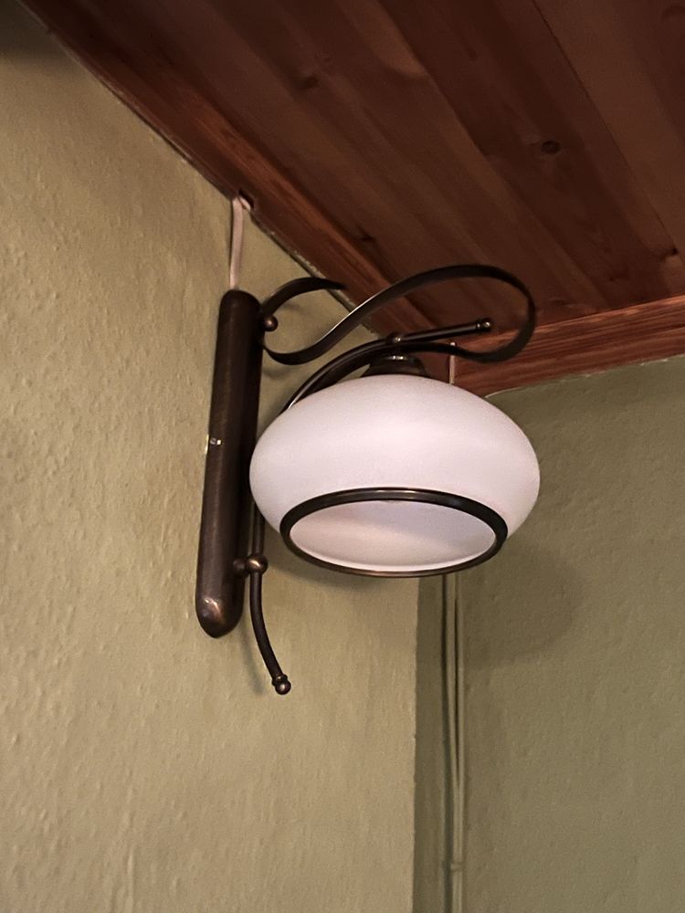Zestaw lamp do salonu - pozłacane, klasycyzm