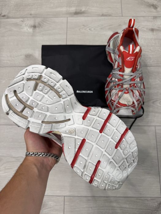 кроссовки Balenciaga 3XL Extreme Laced Red Sneakers 42 43