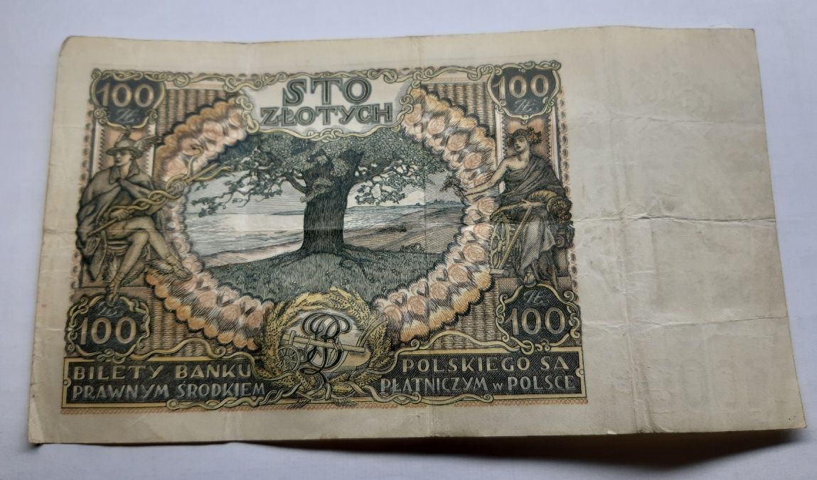 Banknot 100 zł CA z 1934 roku