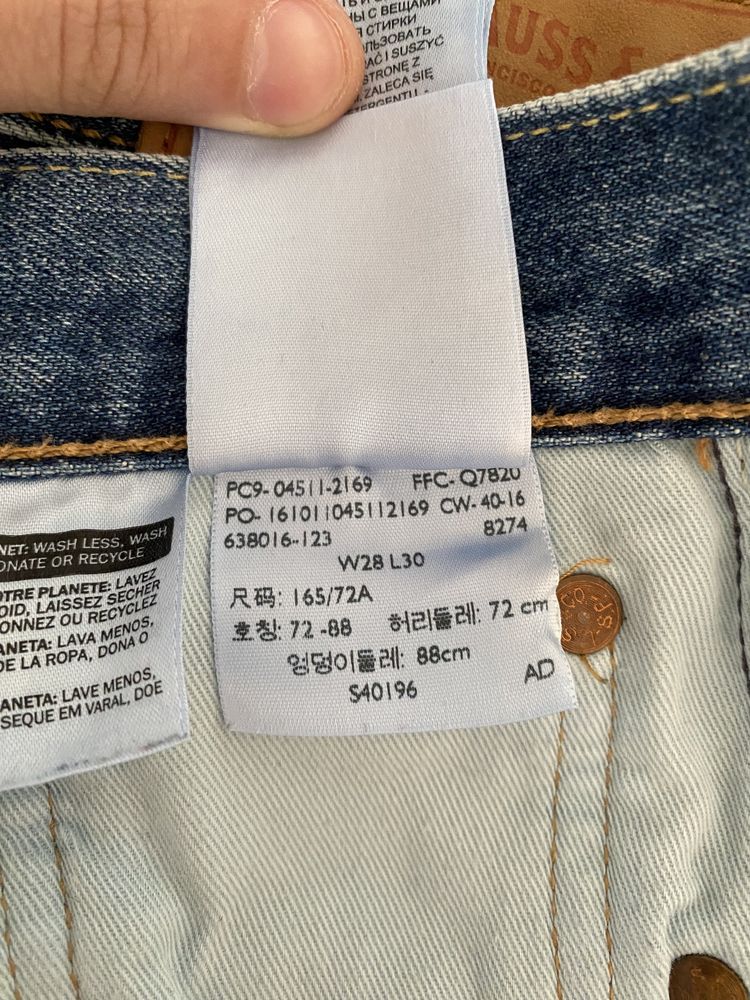 Чоловічі оригінальні джинси LEVIS 511 slim W28 L30