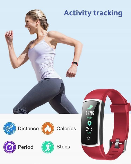 ASIAMENG Zegarek do fitnessu