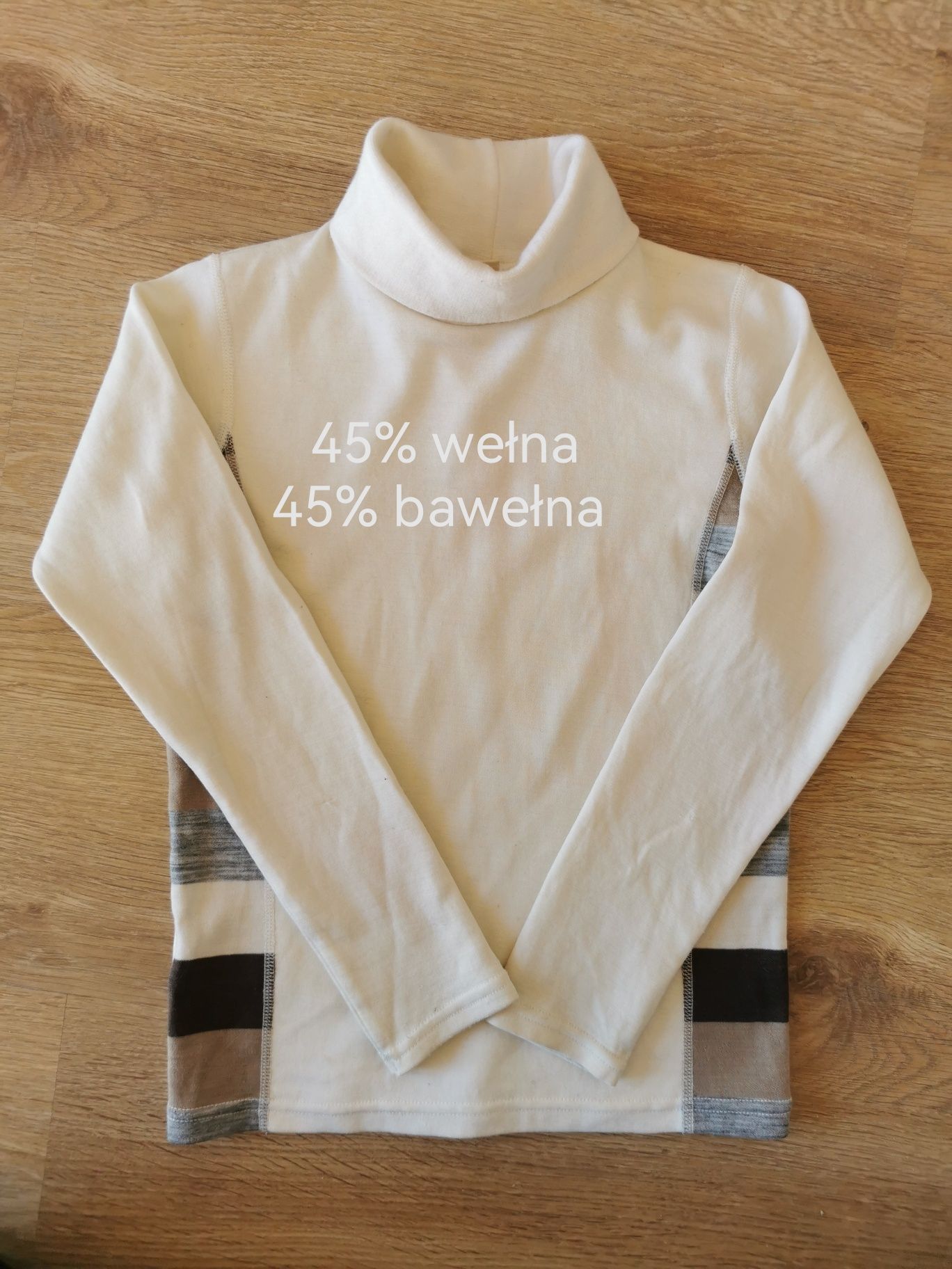 Golf, bluzka, bielizna termiczna wełniana, claire & new facts, 8 lat,