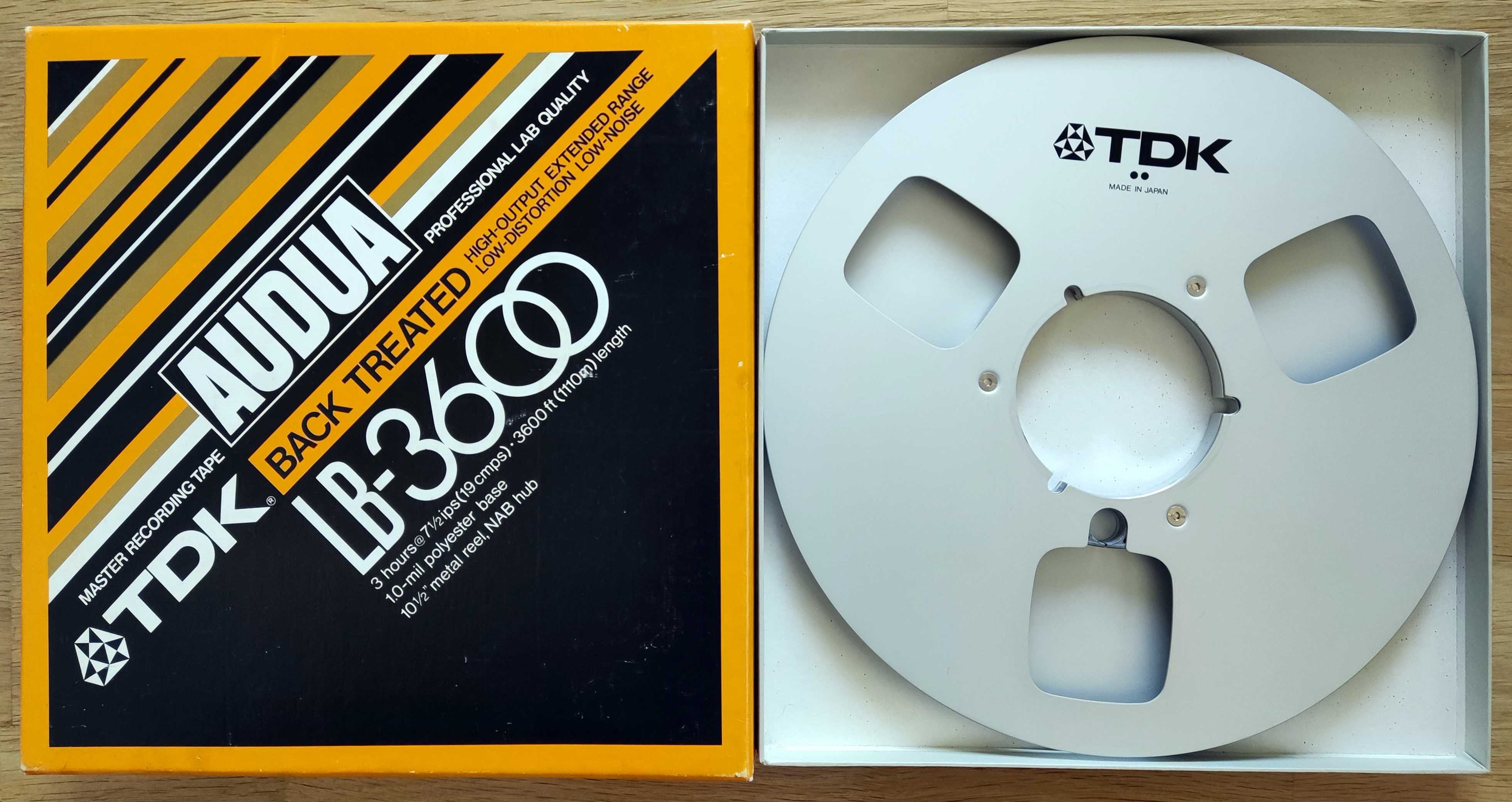TDK AUDUA LB-3600 - лента магнитная (магнитофонная) + катушка, LOT