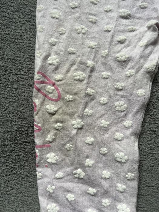 Liliowe legginsy niemowlęce Pepco r.86