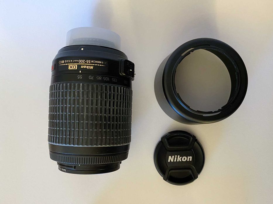 Objetiva Nikon Nikkor 55-200mm f/4-5.6G