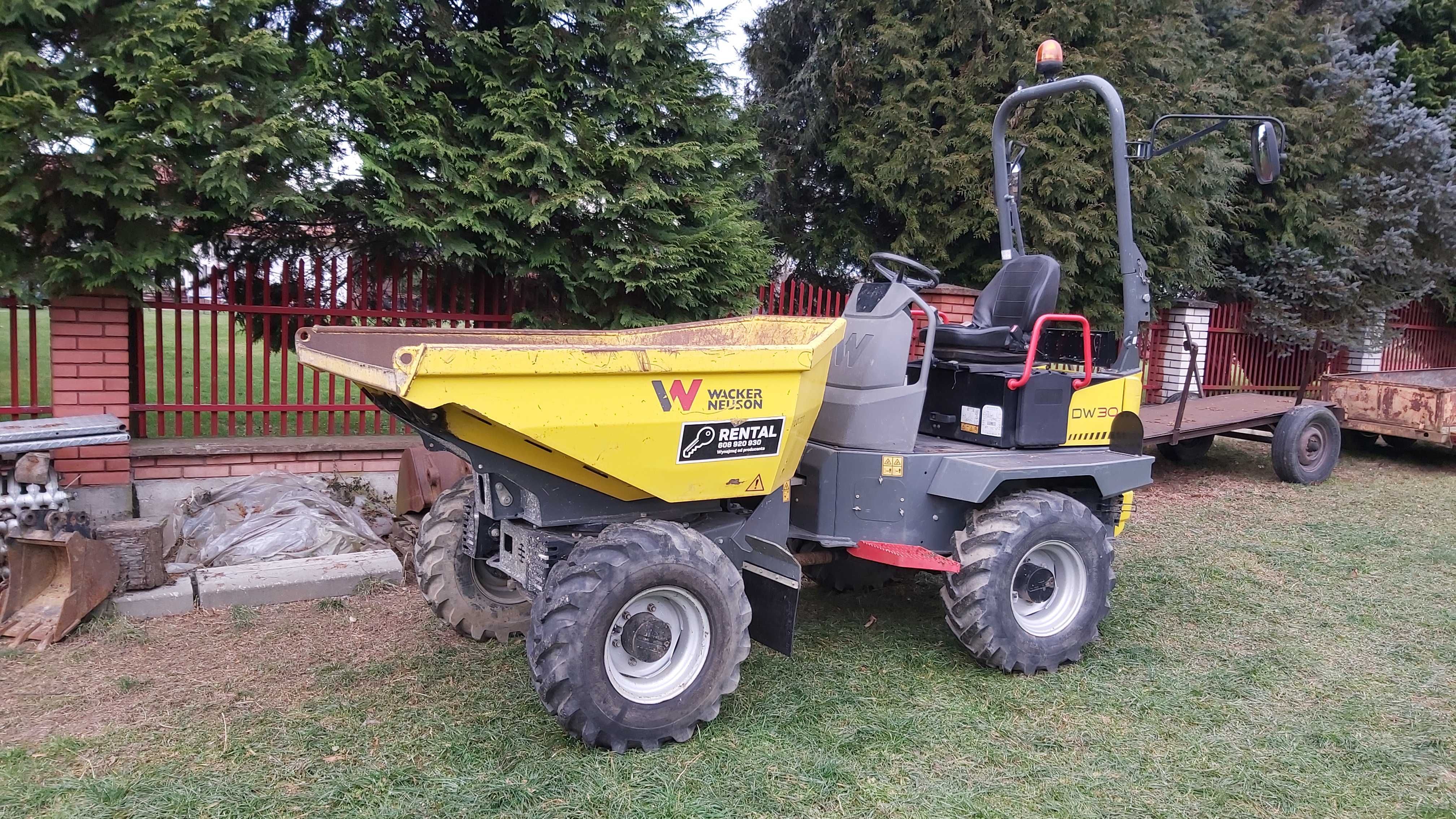 Wozidło 3t na wynajem Wacker DW30