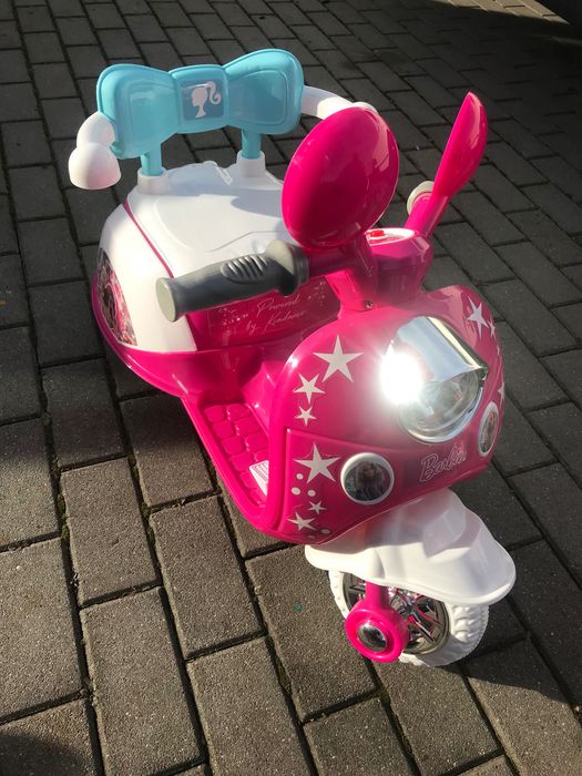 Nowy! Skuter motor elektryczny Barbie 6V
