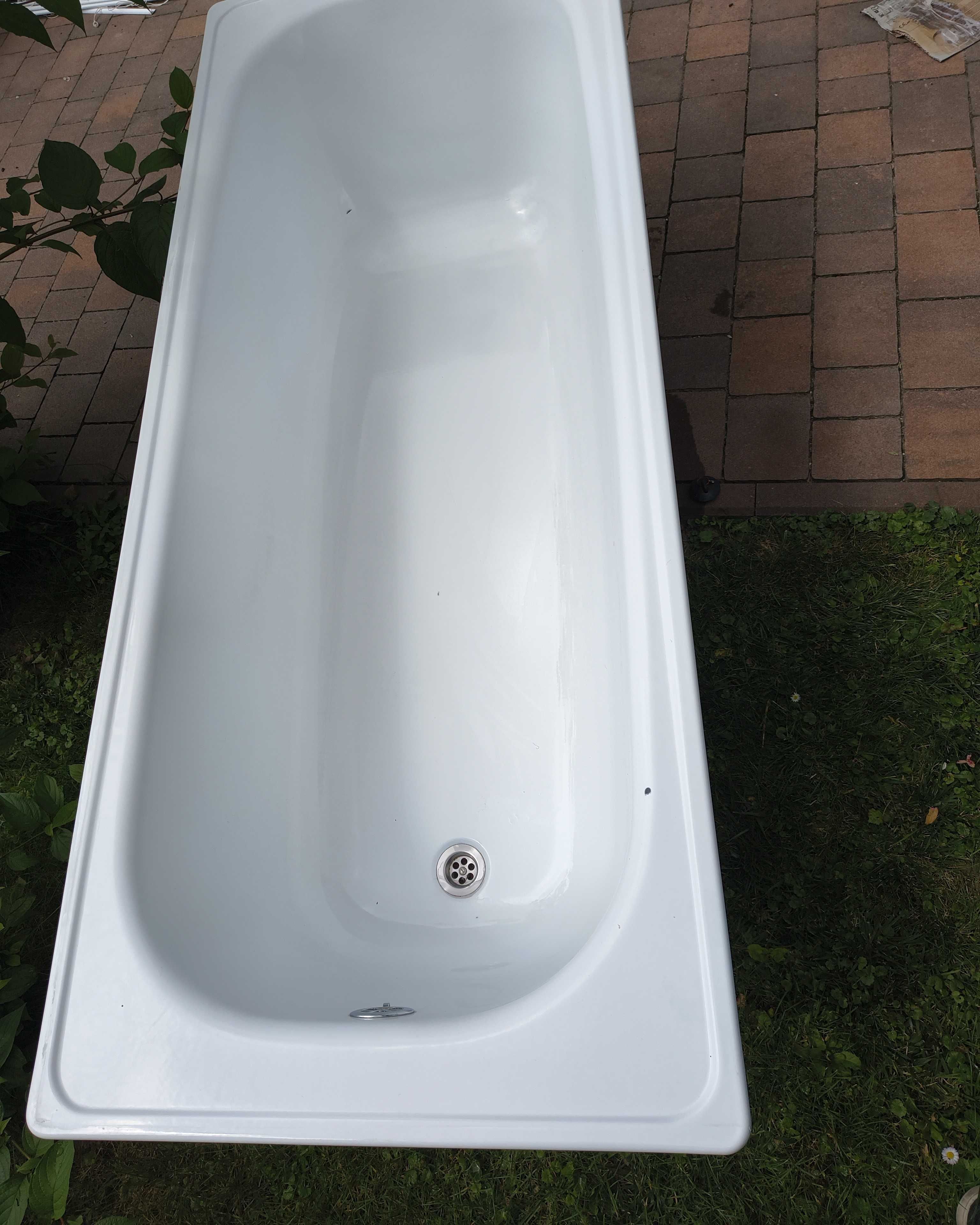 wanna emaliowana 170*70cm , z nóżkami i syfonem