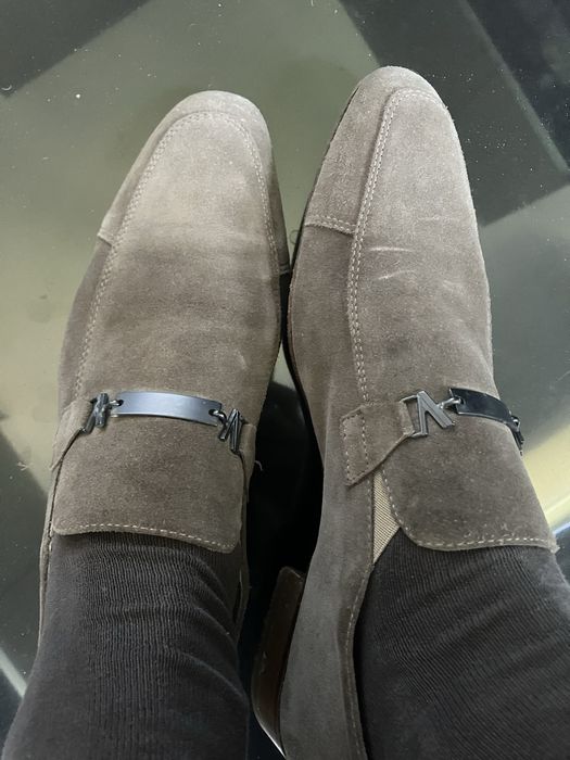 Sapatos camurça Versace