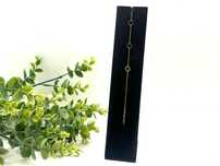 Piękna  złota  bransoletka serce kółka 1,43G 585 20CM
