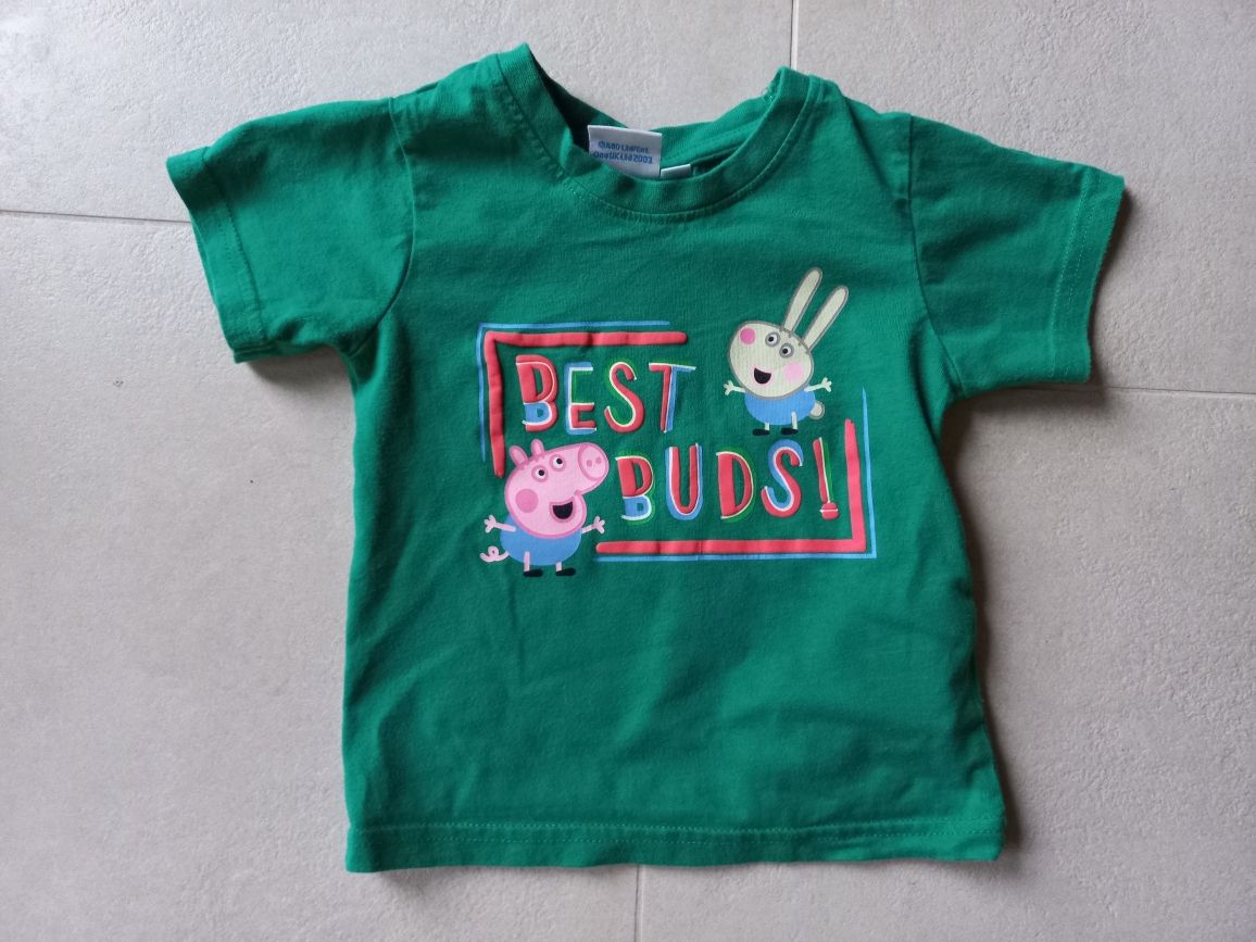 Bluzka z krótkim rękawem T-shirt Świnka Peppa Peppa Pig 86