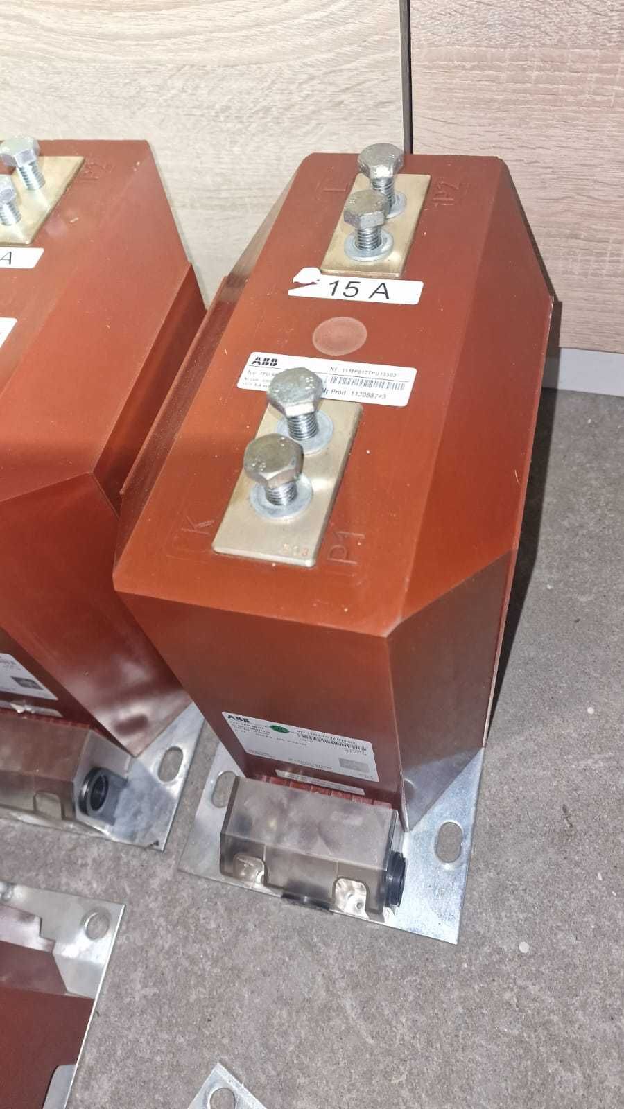 ABB 3 Przekładniki prądowe 15/5 FS5 kl 0.5 5VA i 3 napięciowe 5VA