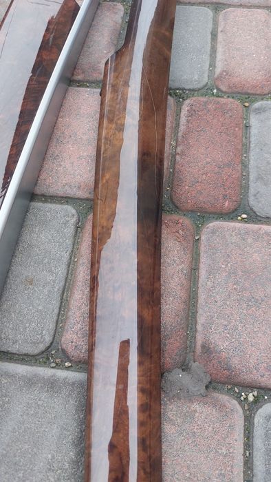 Декор салону BMW X5 E70, дерево хром, вставки салону, салон пластик