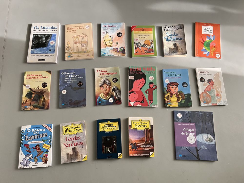 Livros escolares de leitura obrigatoria