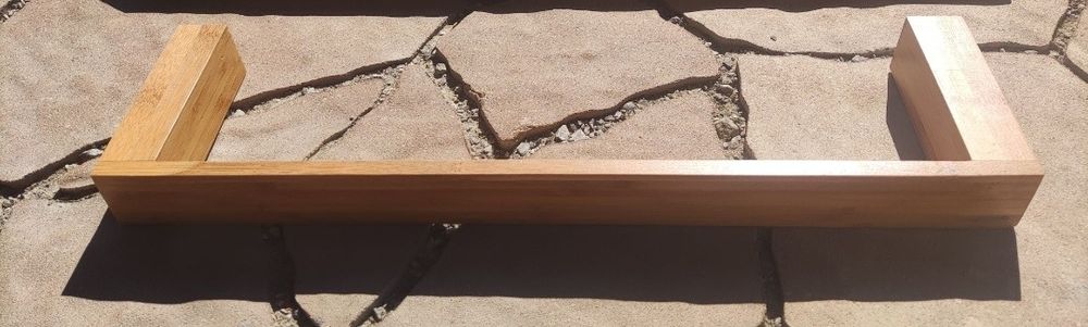 Bambusowy uchwyt na ręcznik