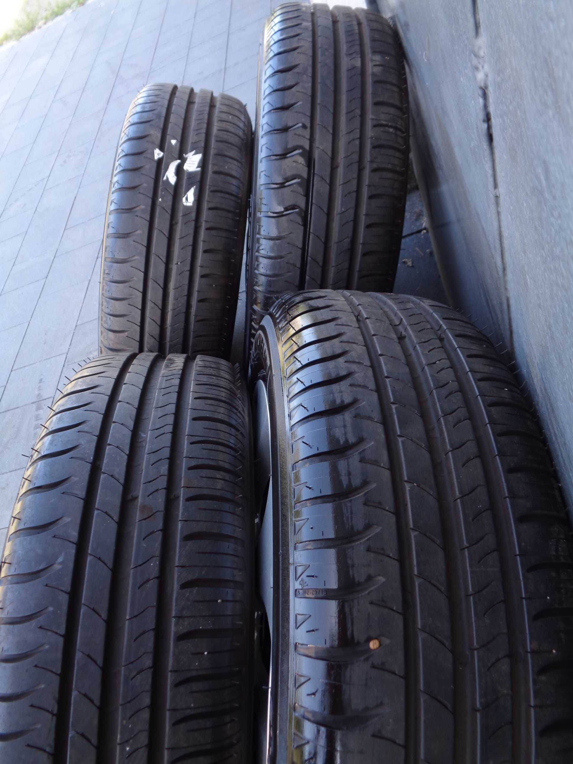 Koła letnie OPEL FIAT 15 cali 4x100 + opony 7,6mm, Corsa Punto Astra