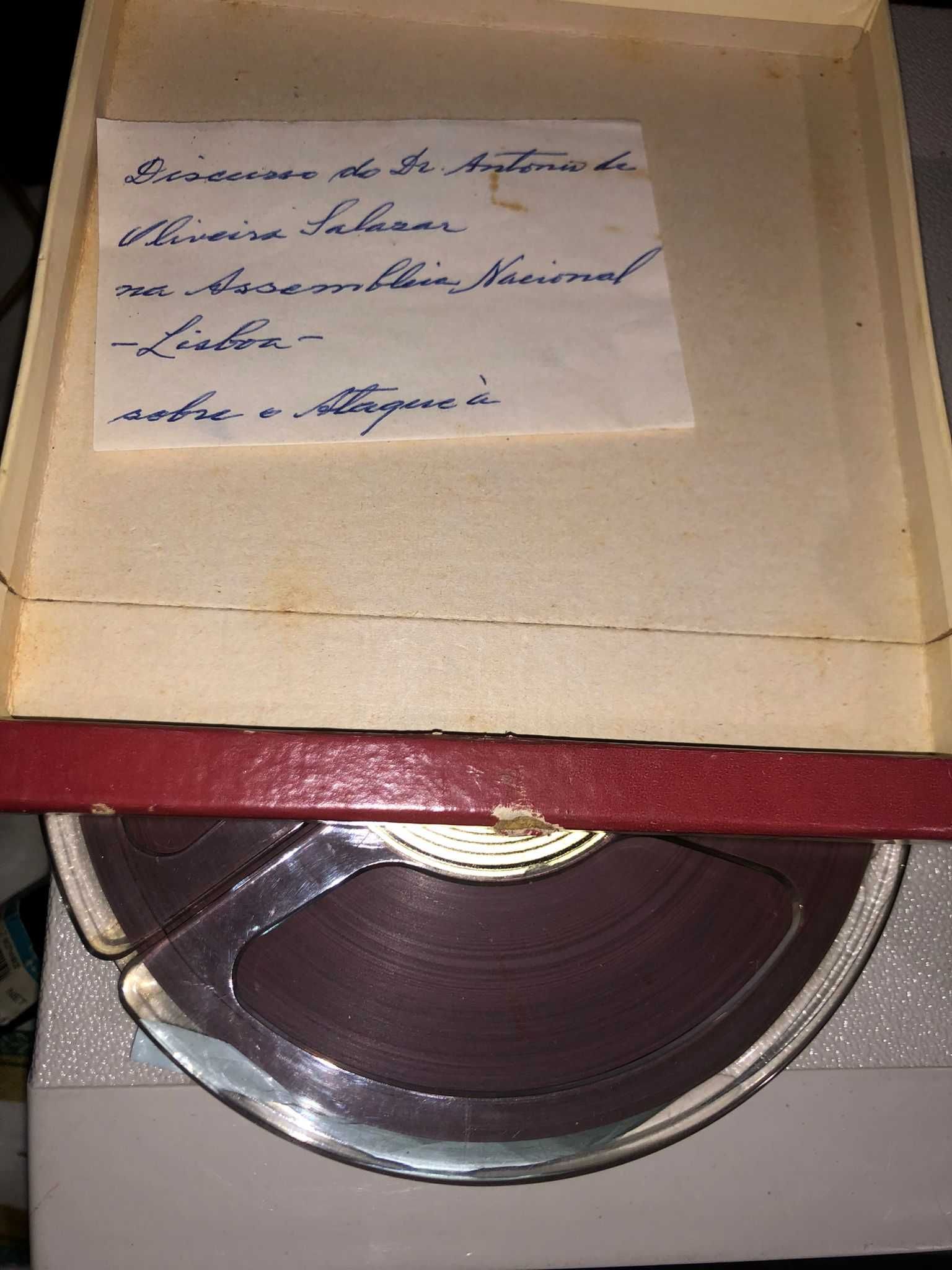2 bobines para gravador de musica antigo
