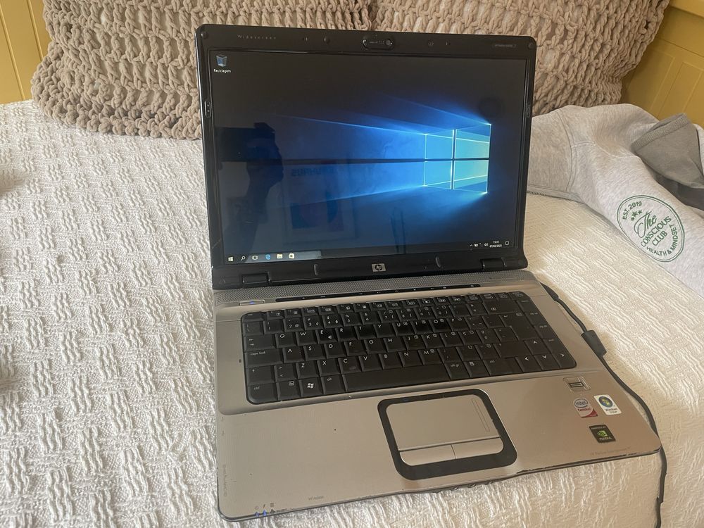 HP Pavilion dv6000 funcional + bateria + mala incluida