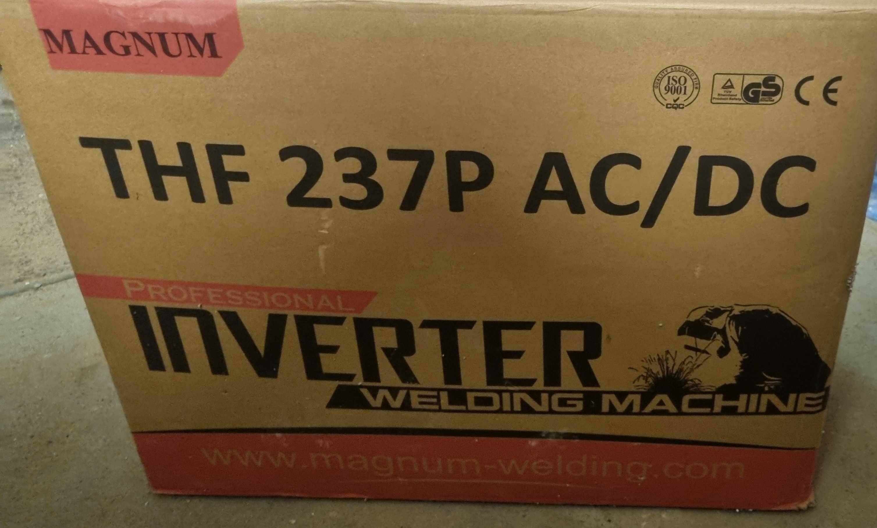 Spawarka TIG Magnum 237 AC/DC 
do aluminium nierdzewki z butlą