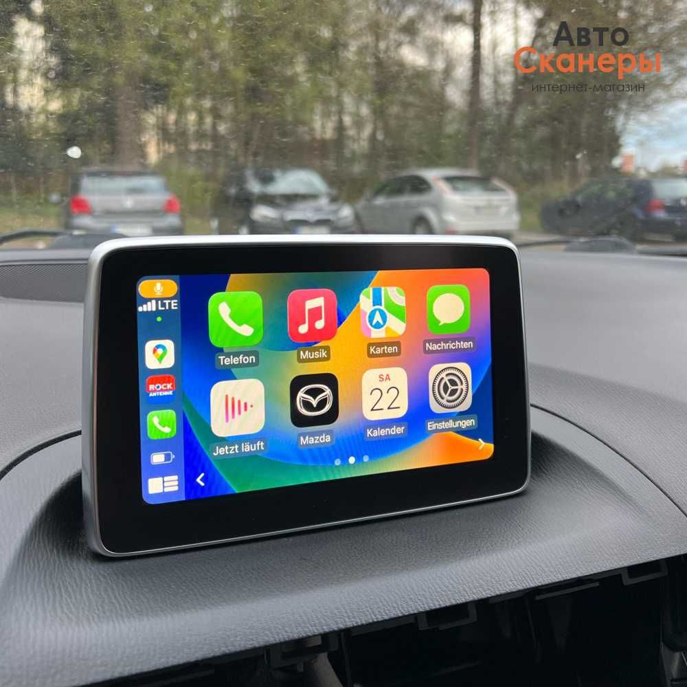 Комплект беспроводной CarPlay and Android Auto (Mazda) 3/6/CX3/5/9/MX5