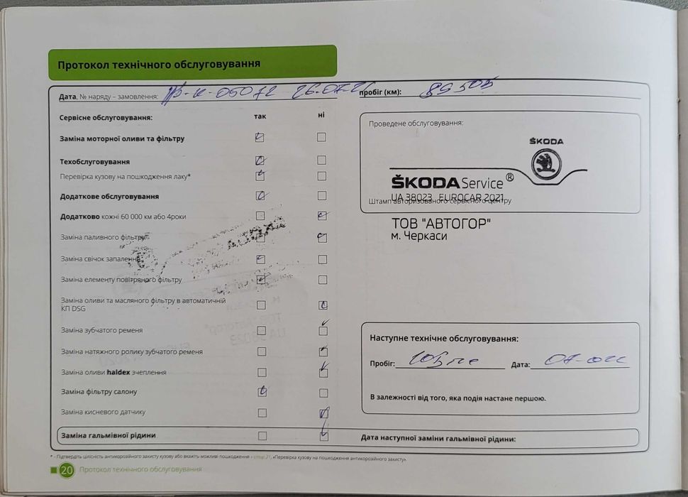 Авто Skoda Fabia 2017