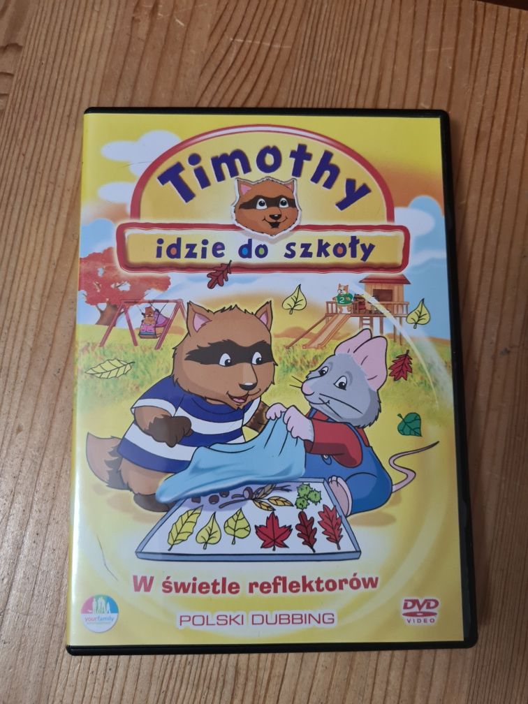 Timothy idzie do szkoły W świetle reflektorów bajka płyta dvd ~
