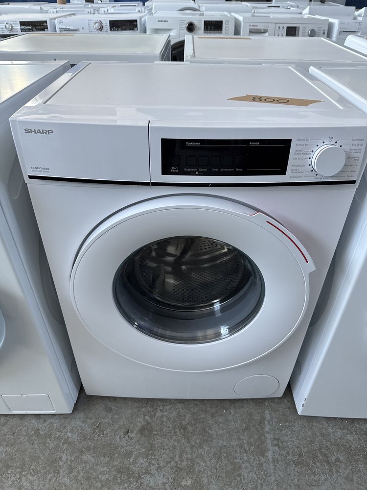 Pralka Sharp 7kg 1400obr/min, uzywane 6 msc gwar
