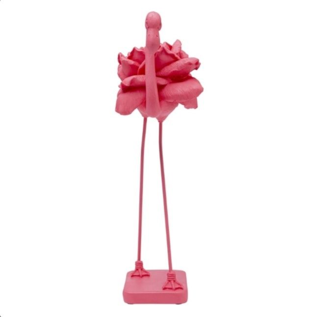 Peça Decorativa Rara -  Flamingo Rosa