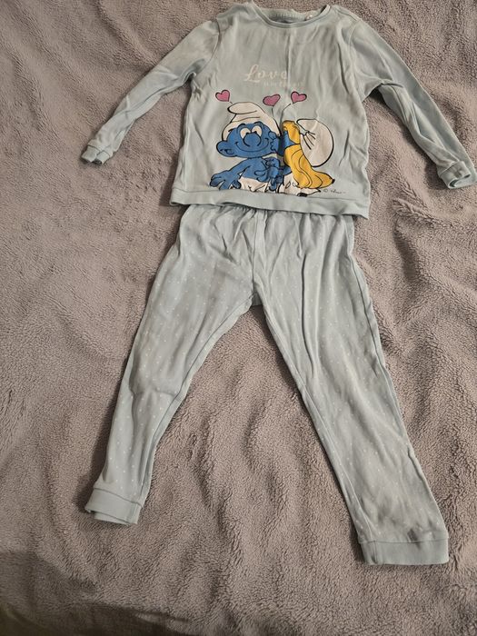 Piżama dziewczęca ze Smerfami