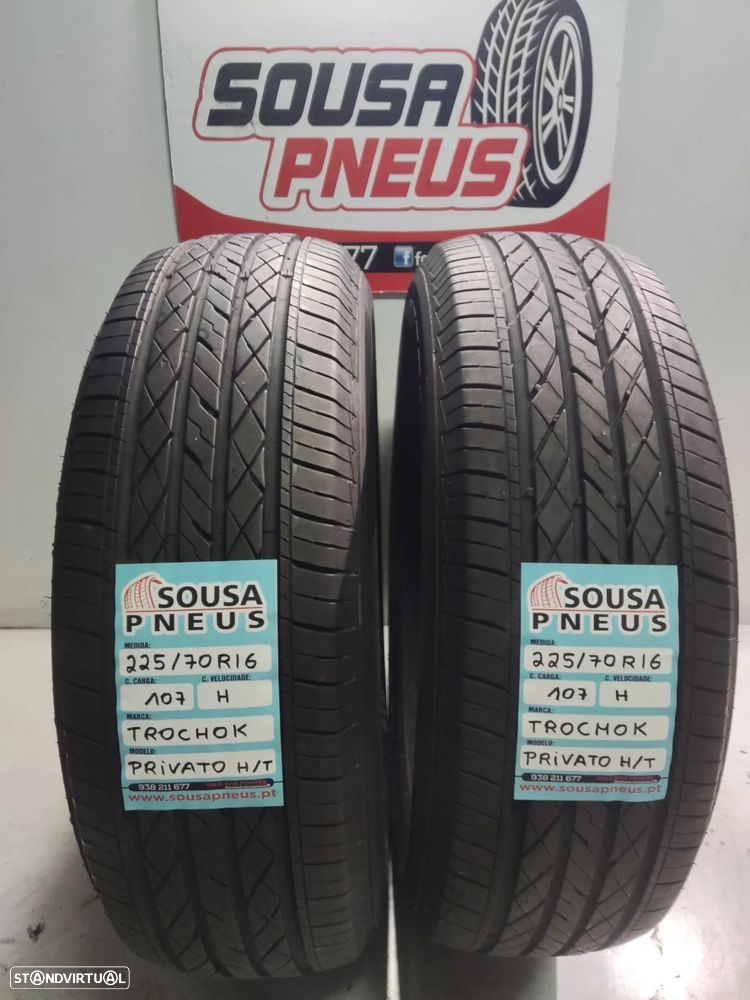 2 pneus como novos 225-70r16 oferta da entrega
