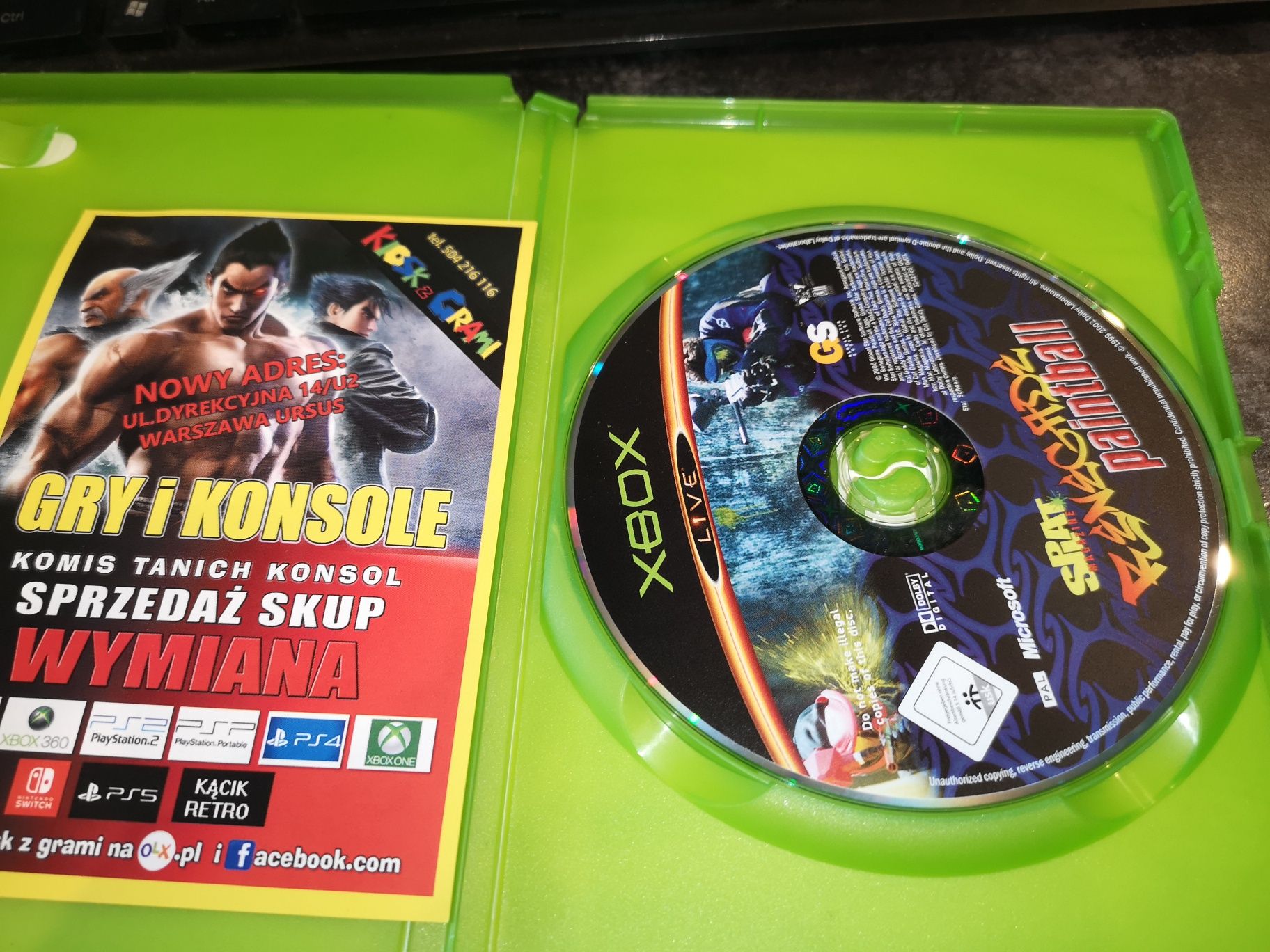 Renegade Paintball XBOX CLASSIC gra ANG (stan bdb) kioskzgrami Ursus