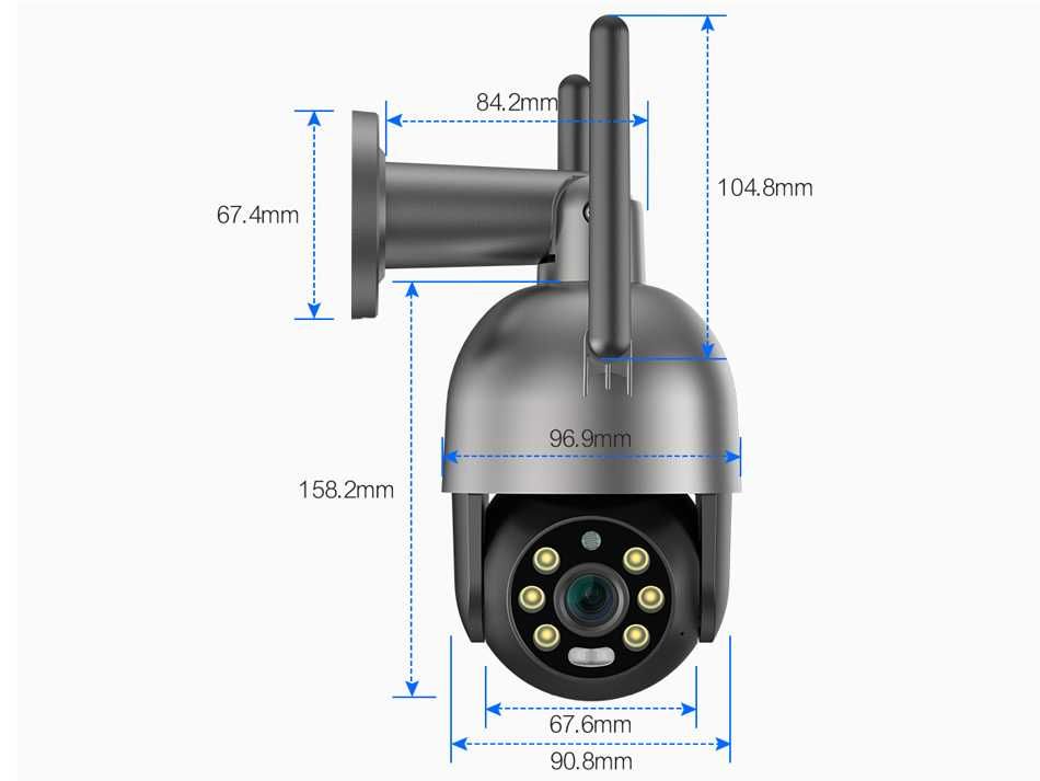 * NOVO * Câmara 8MP/4K Wi-Fi Rotativa * PTZ * ULTRA HD *