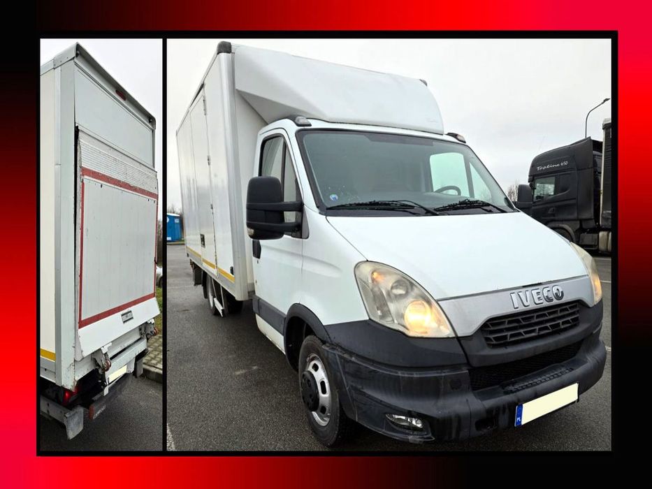 Iveco Daily  35C13 2.3 130 KM – BLIŹNIAKI Kontener 440 x 210 x 200 - Winda - FV23%