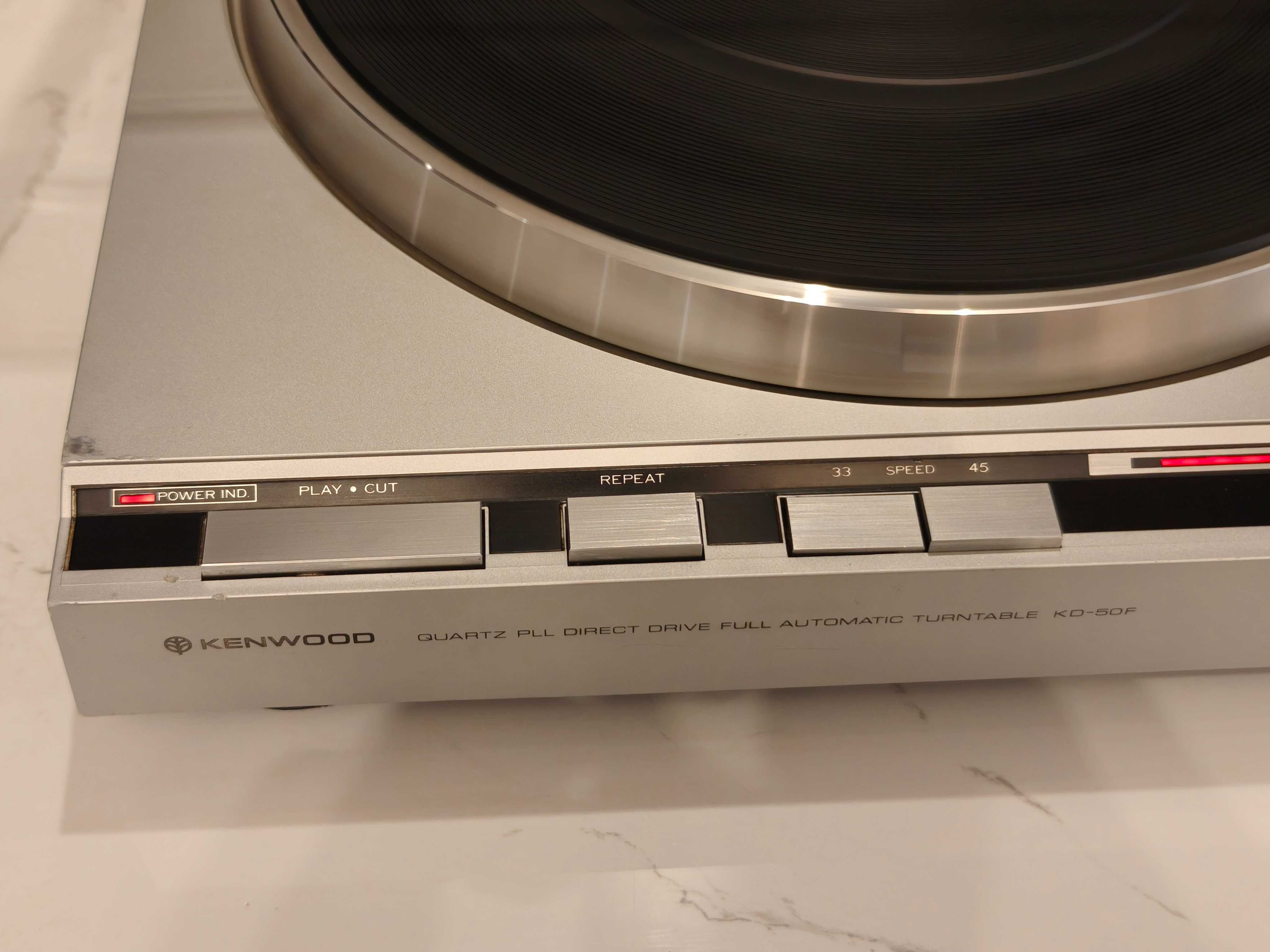 KENWOOD KD-50F Gramofon Direct Drive Quartz ! Automat