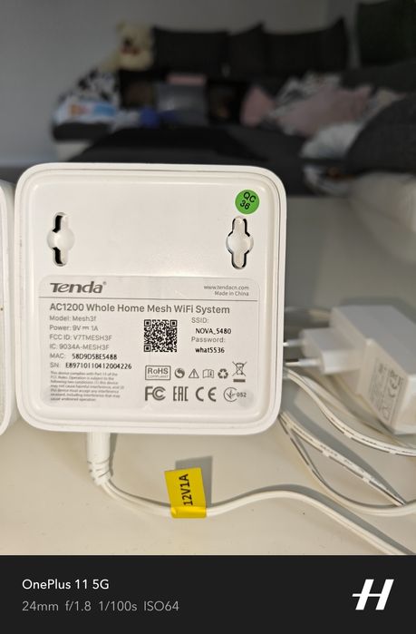 Wzmacniacz sygnału wifi Tenda Nova AC1200