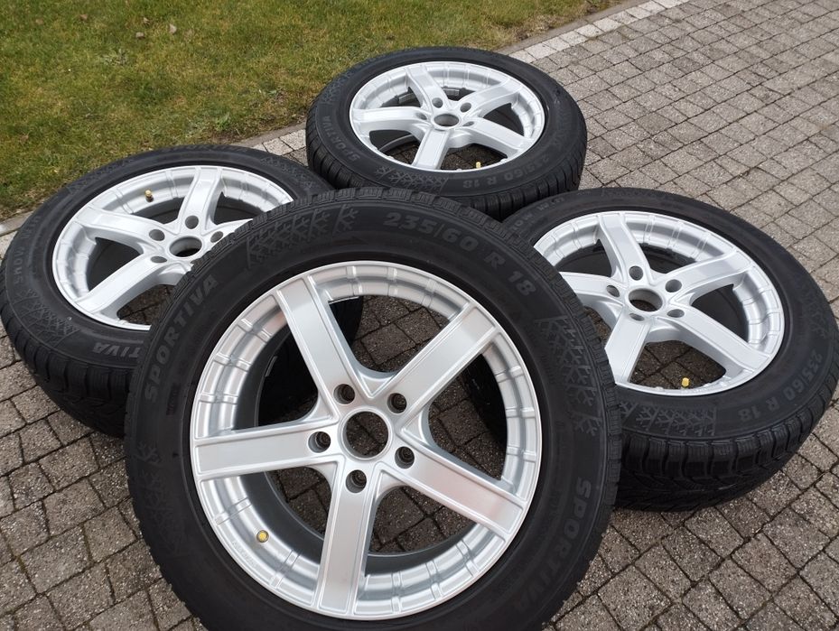 VW Touareg Audi Q7 Mercedes G koła zimowe R18 5x130