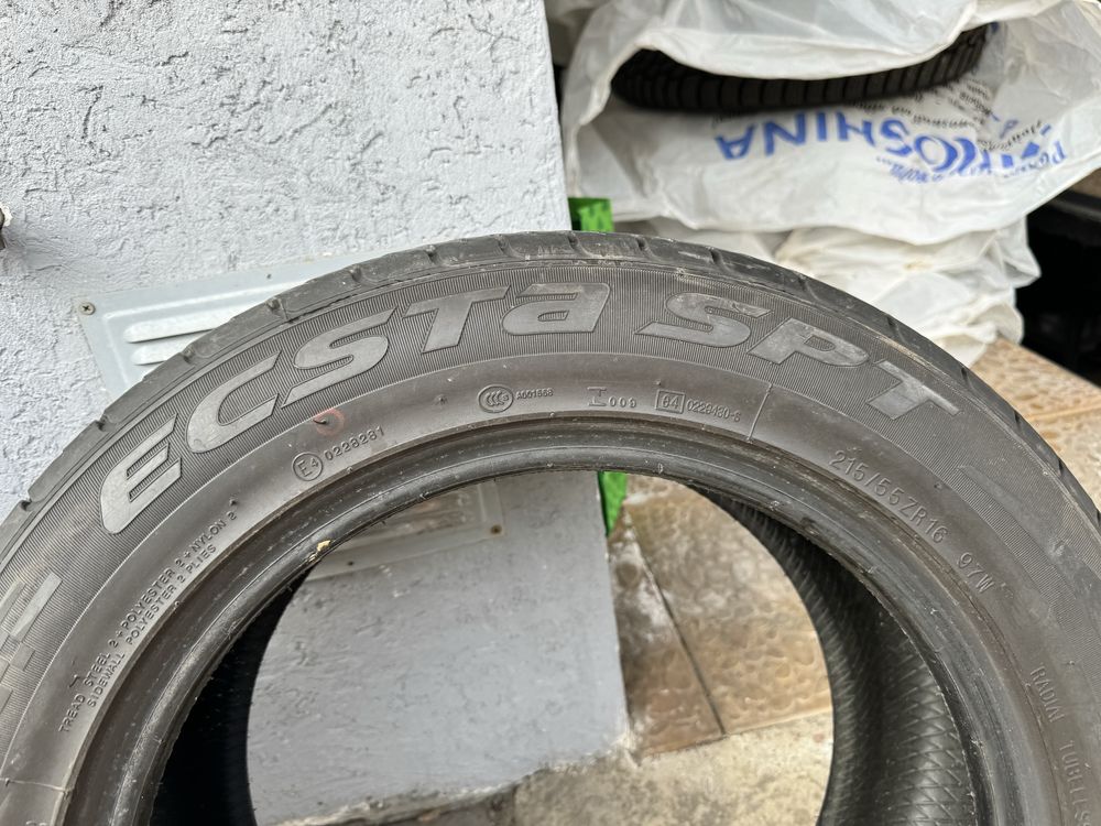 Пара летней резины Kumho Ecsta SPT 215/55 R16