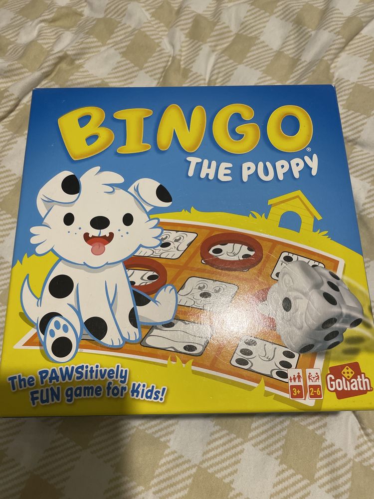 Gra edukacyjna bingo puppy stan idealny dla dzieci 3+