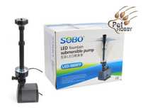 SOBO LED-3800FP pompa fontannowa 2000l/h, ring LED RGB, akwaria hodowl