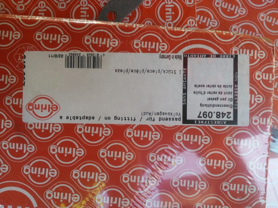Прокладка масляного піддону 248.097  ELRING - 4 шт.
