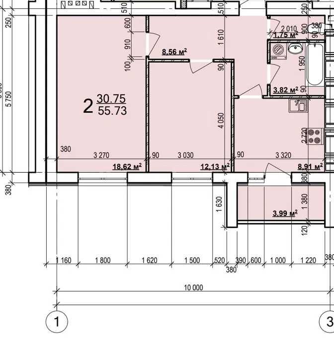 Продам свою 2-комнатную квартиру в ЖК "Мира-3", дом 16