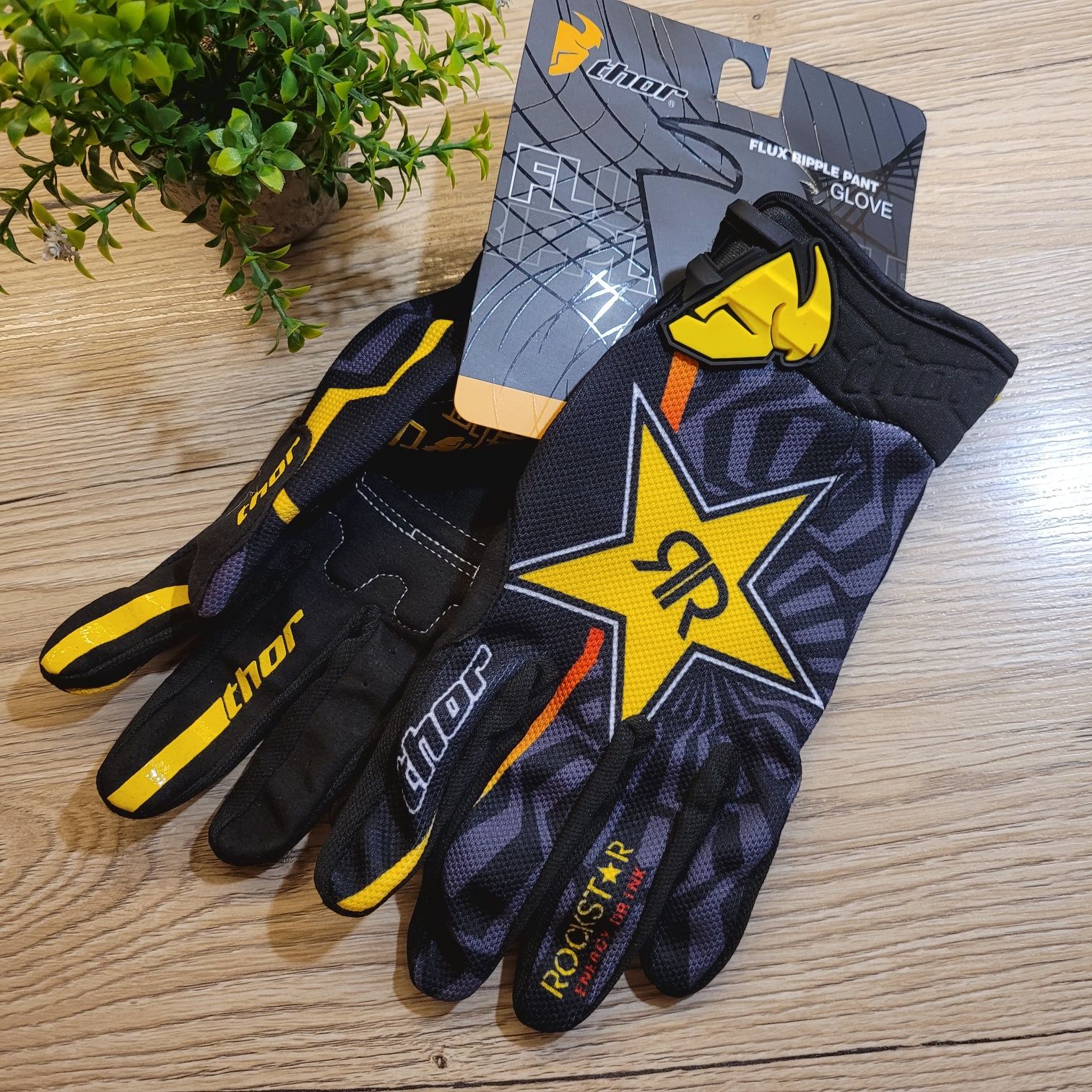 Rękawice rowerowe motocrossowe downhill enduro quad THOR Rockstar