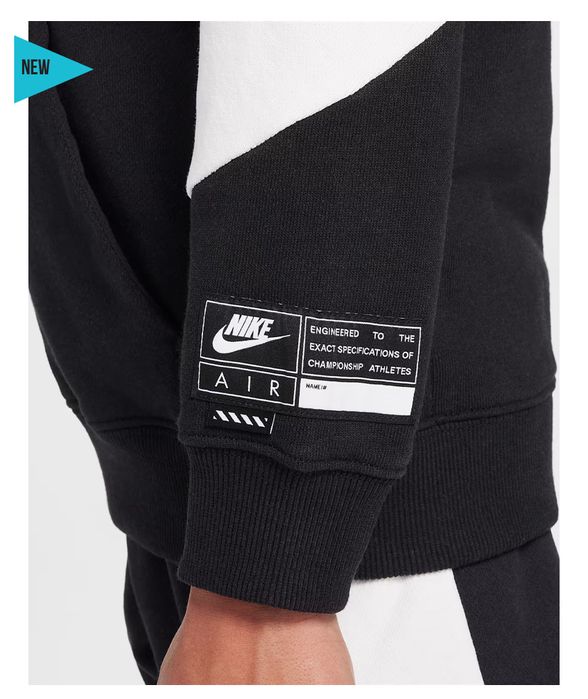 Підліткова толстовка Nike air flc po hoodie -po(HF8812-010)