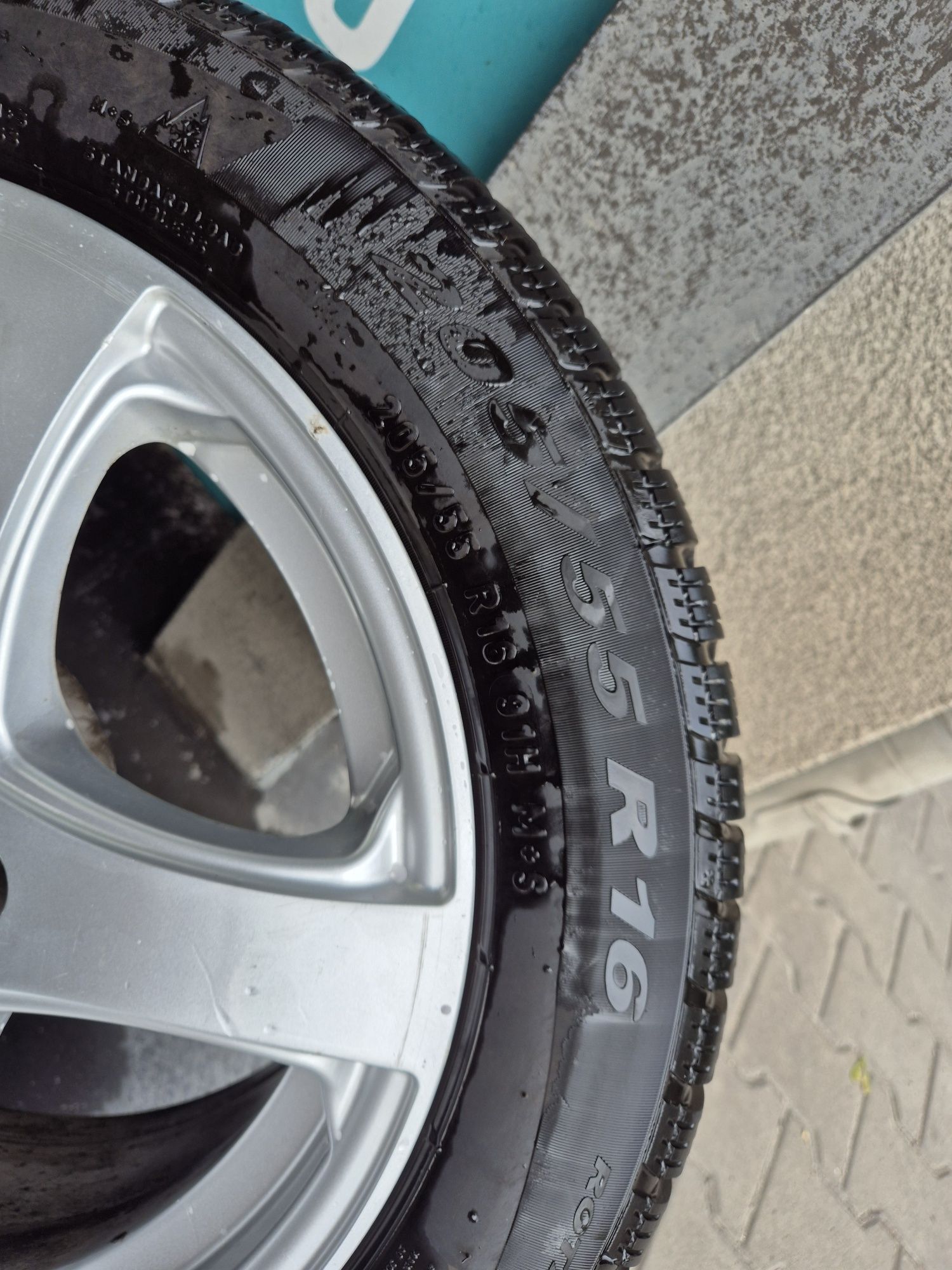 Felgi 5x120 r16 z oponami zimowymi