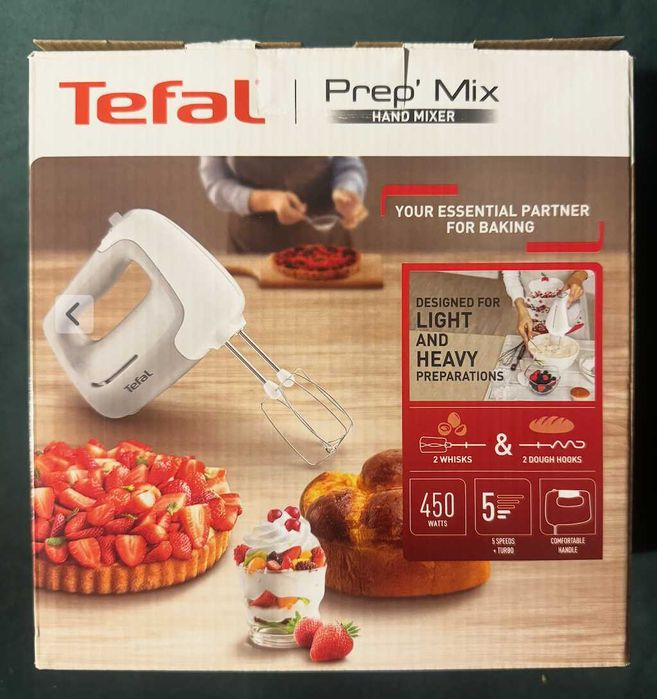Nowy Mikser ręczny TEFAL Prep'Mix