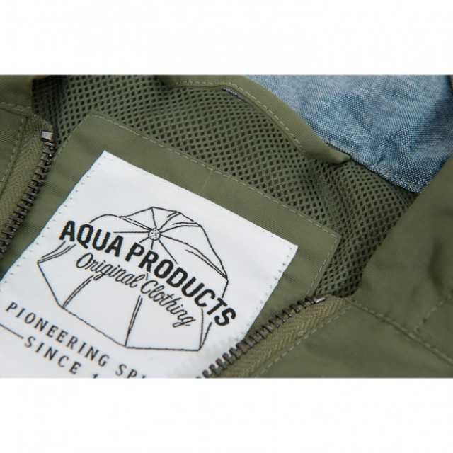 Ветровка для рыбалки AQUA HALF ZIP KHAKI JACKET