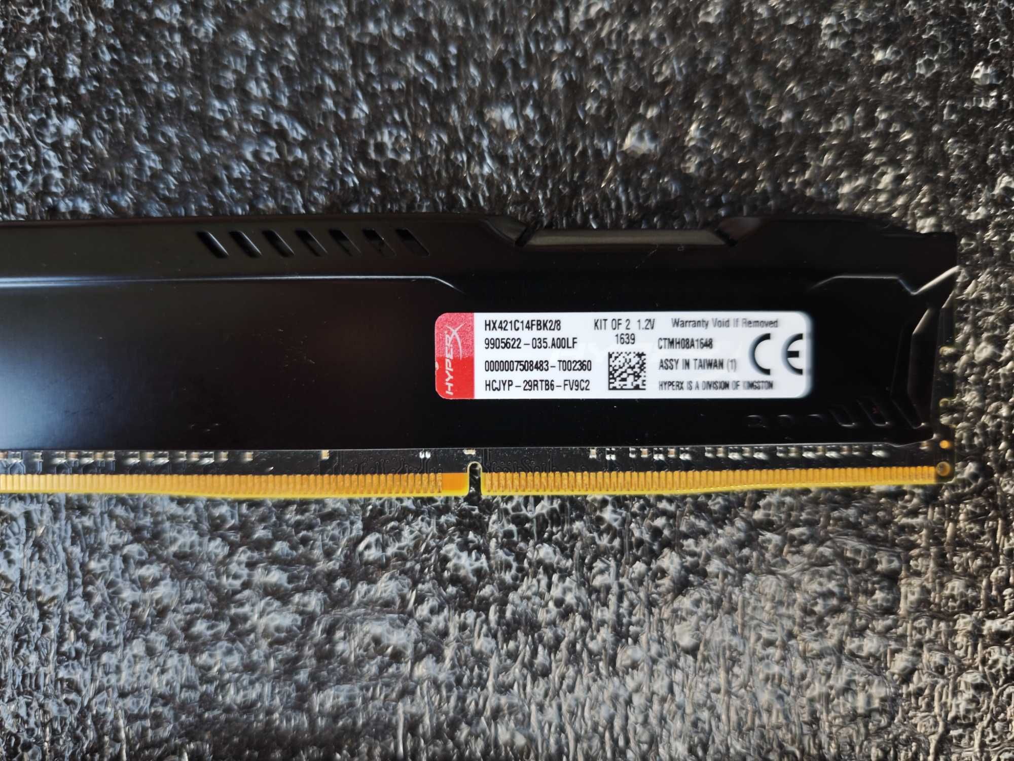 Pamięć HyperX Fury DDR4 2x4gb 2133mhz cl14
