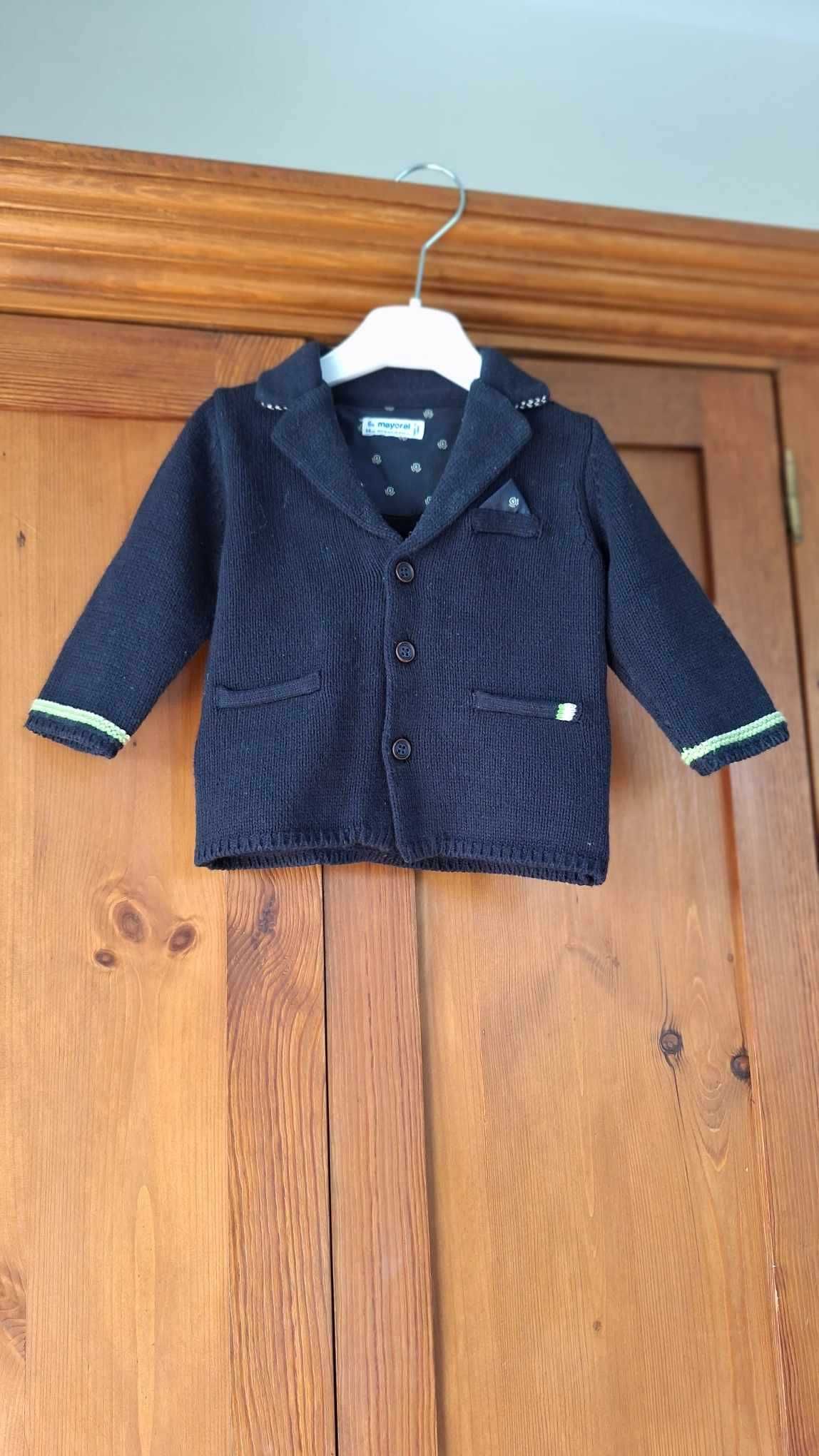 Mayoral, elegancki sweterek niemowlęcy, rozmiar 68
